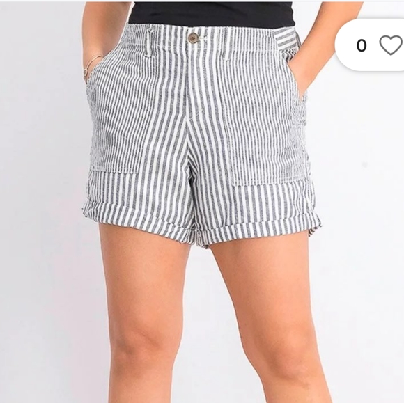 GAP Linen Blend girlfriend Chino shorts - Picture 10 of 10